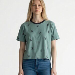 Ws Life is Good Short Sleeve Crusher Boxy Tee All over Print DOGS